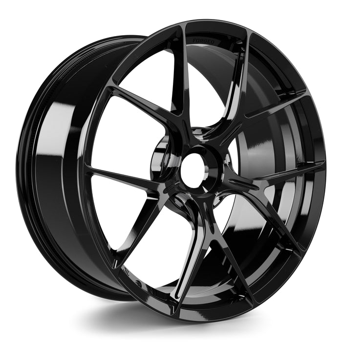 AWZZ Forged Wheels for Porsche 911 (992) 20" / 9.5" +37 / Gloss Black render