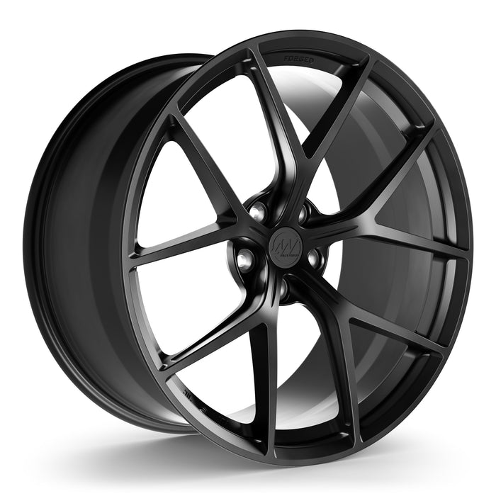 AWZZ Forged Wheels for Tesla Model 3/Y Satin Black render
