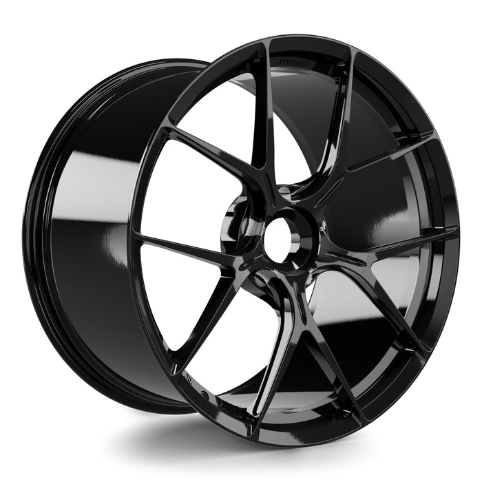 AWZZ Forged Wheels for Porsche 911 (992) 21" / 12" +60 / Gloss Black render