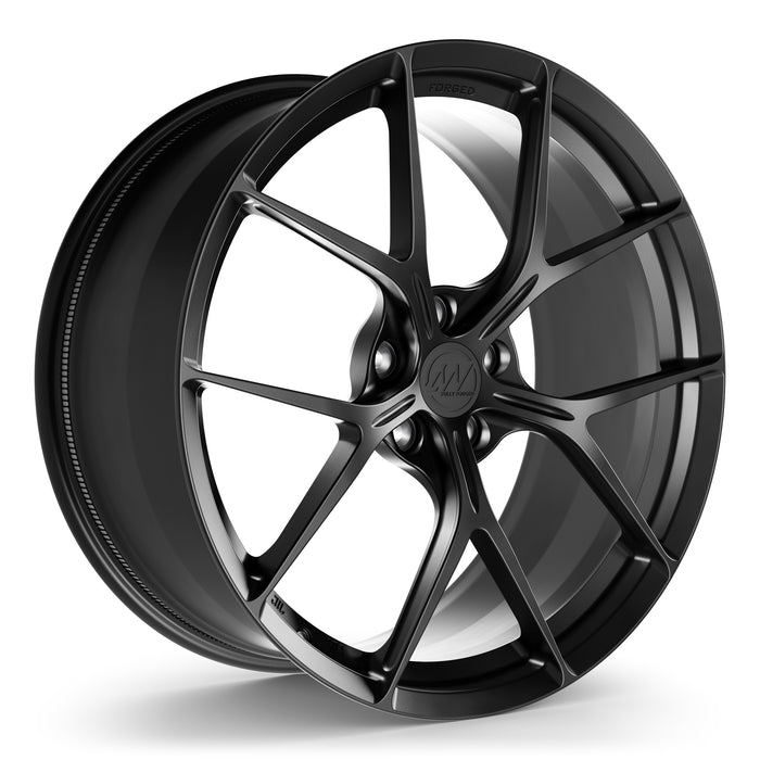 AWZZ Forged Wheels for Hyundai IONIQ 5N 21" / 9.5" +45 / Satin Black render