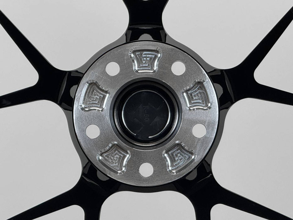 AWZZ for BMW M3 F80/E90 19x10.5 Inch +22 Offset Forged Wheels Gloss Black