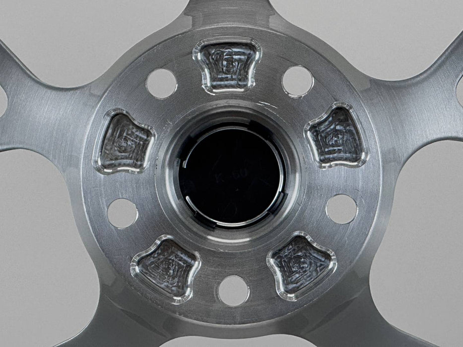 AWZZ for BMW M3 F80/E90 19x9.5 Inch +22 Offset Forged Wheels Brushed Silver