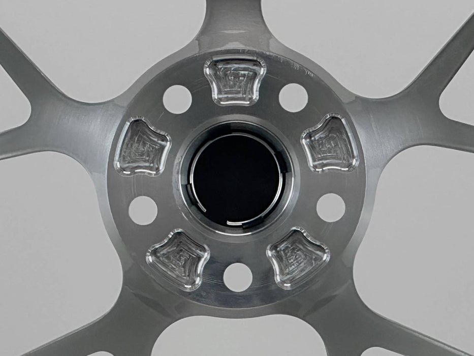 AWZZ for BMW M5/M8 20x10.5 Inch +22 Offset Forged Wheels Brushed Silver