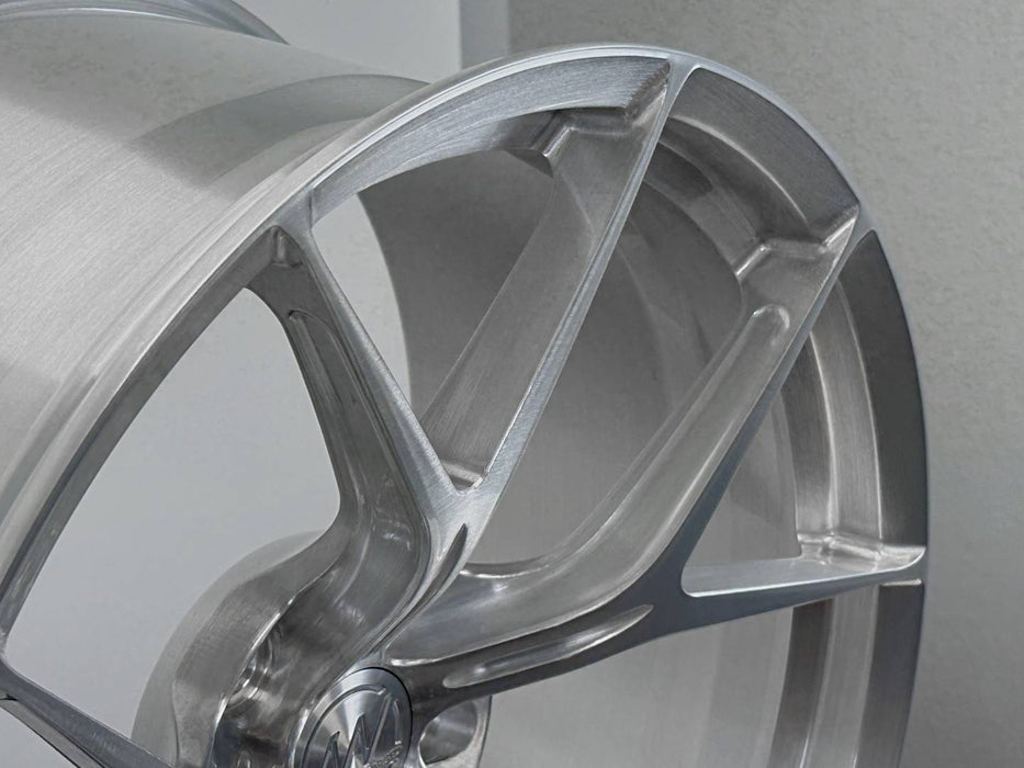 AWZZ for BMW M5/M8 20x10.5 Inch +22 Offset Forged Wheels Brushed Silver