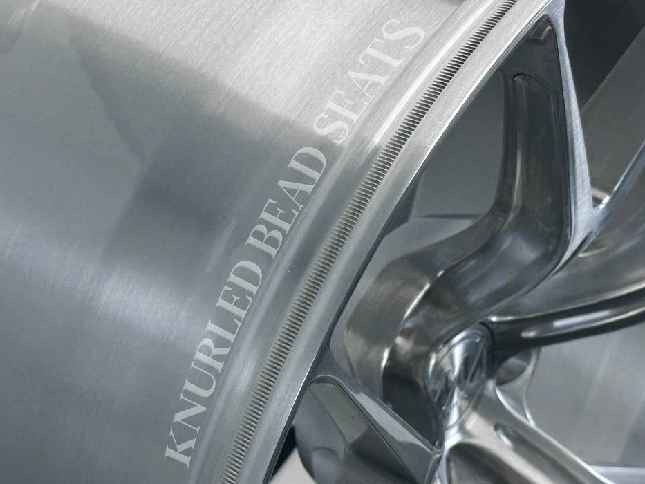 AWZZ for BMW M5/M8 20x10.5 Inch +22 Offset Forged Wheels Brushed Silver