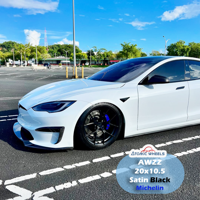 AWZZ for Tesla Model S/X 21x9.5" +35 Satin Black