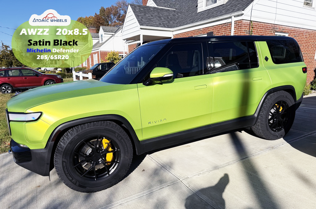 AWZZ for Rivian R1T/R1S 20x8.5" +45 Satin Black