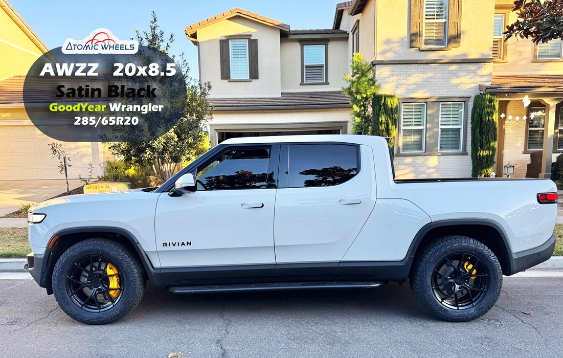 AWZZ for Rivian R1T/R1S 20x8.5" +45 Satin Black