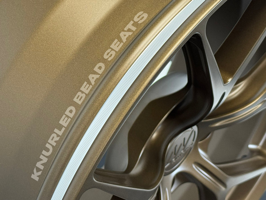 AWZZ for Tesla Model 3/Y 18x7.5 Inch +22 Offset Forged Wheels Satin Bronze