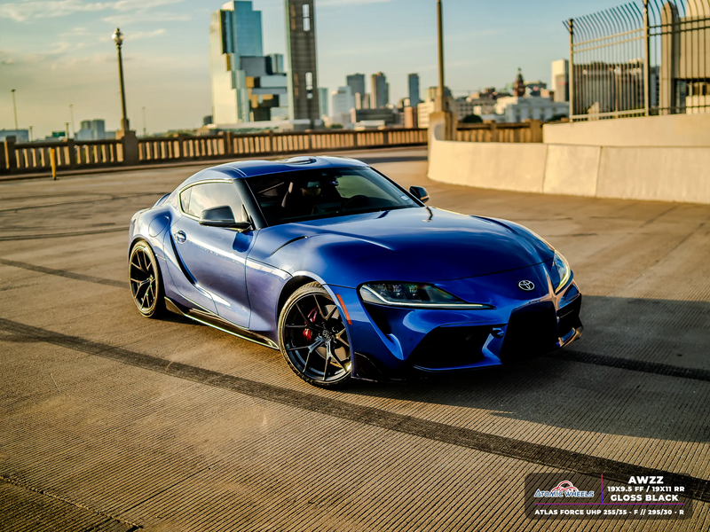 AWZZ Forged Wheels for Toyota Supra MKV/BMW Z4 G29 - 19" / 9.5" +22 / Gloss Black