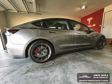 AWZZ for Tesla Model 3/Y 19x8.5 Inch +35 Offset Forged Wheels