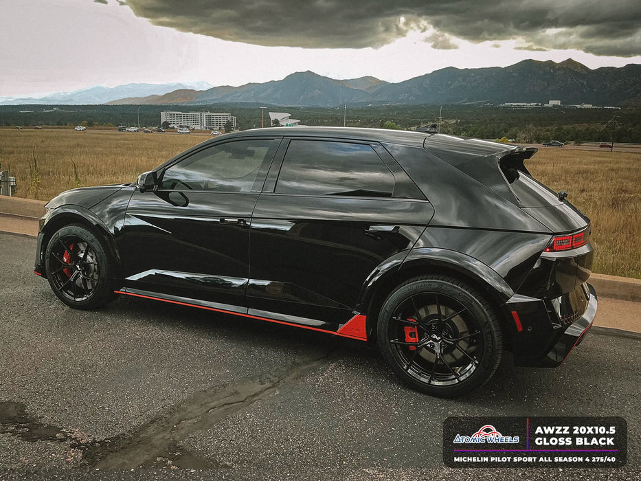 AWZZ for Hyundai IONIQ 5N 20x9.5 Inch +45 Offset Forged Wheels Gloss Black