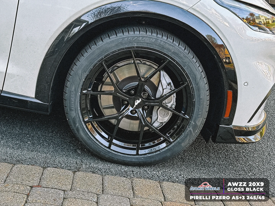 AWZZ for Ford Mach E 20x9.0 Inch +40 Offset Forged Wheels Gloss Black