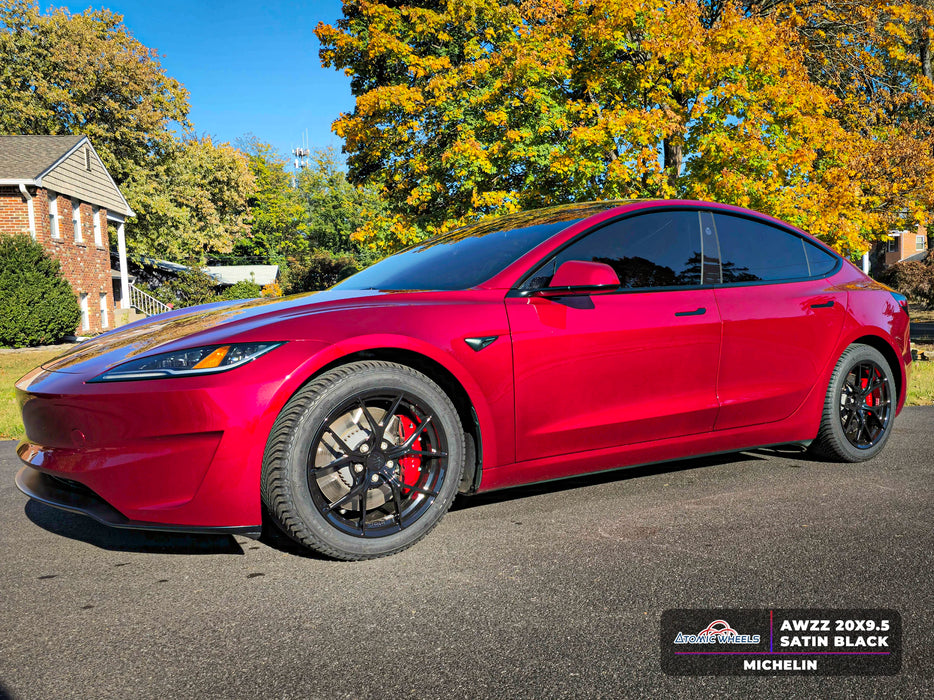 AWZZ for Tesla Model 3/Y 18x8.5 +35 Gloss Black