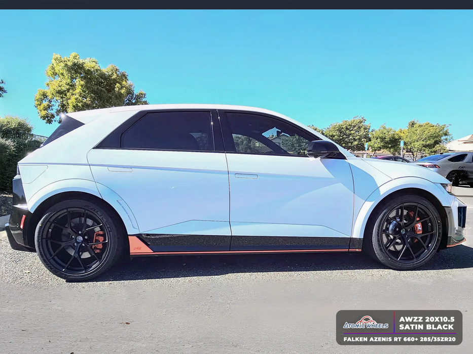AWZZ for Hyundai IONIQ 5N 20x10.5 Inch +40 Offset Forged Wheels Satin Black