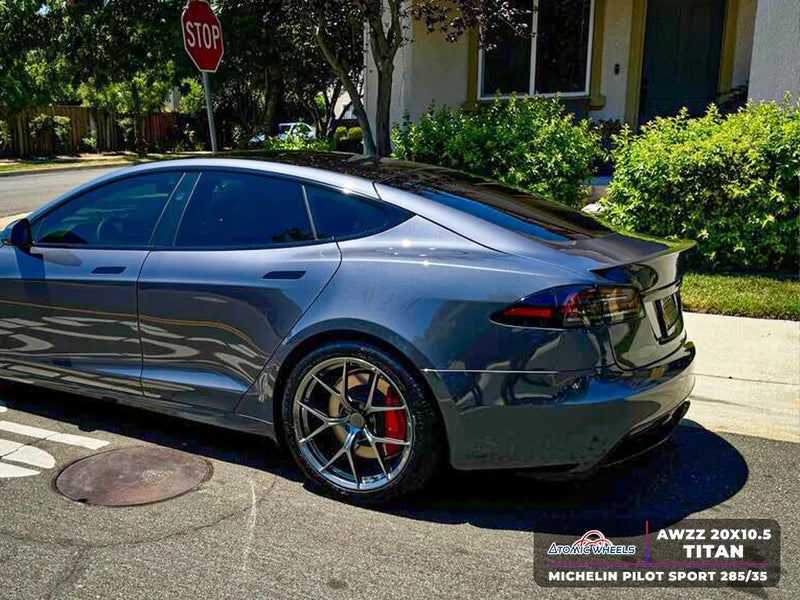 AWZZ Forged Wheels for Tesla Model S/X - 20" / 10.5" +38 / Titan