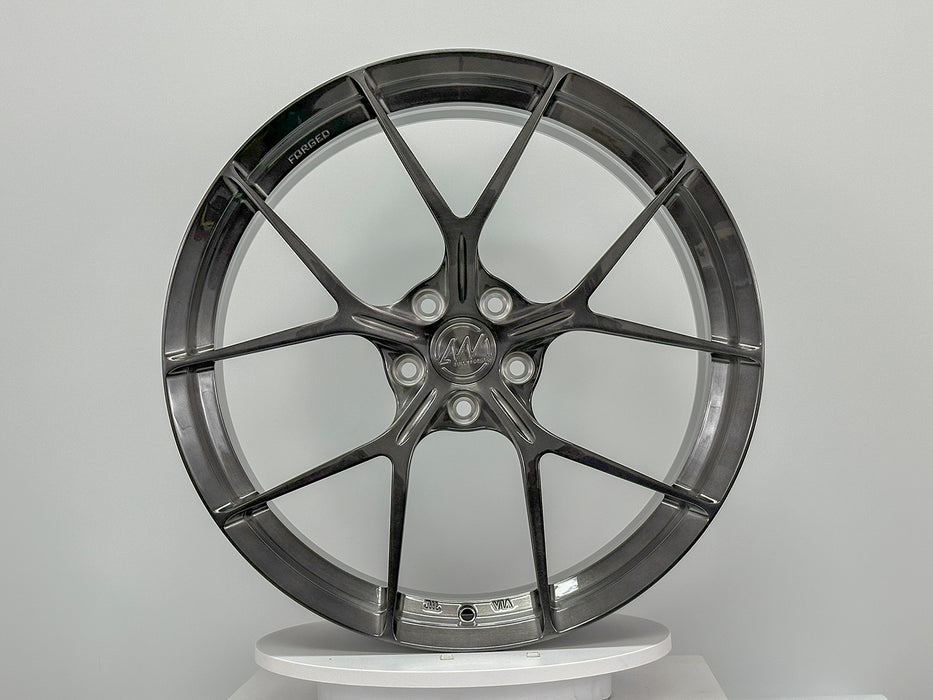 AWZZ for Hyundai IONIQ 5N 21x9.5 Inch +45 Offset Forged Wheels Gloss Brushed Grey