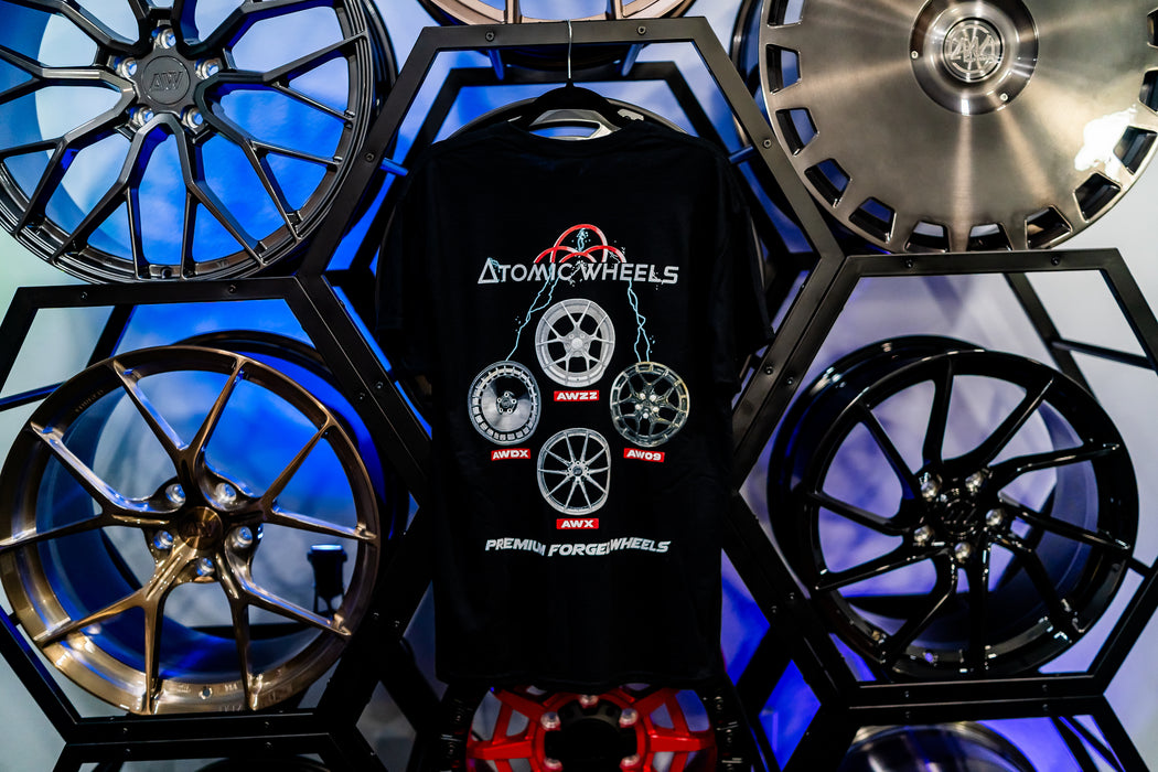 Atomic Wheels Graphic T-Shirt (Wheels Back Print)