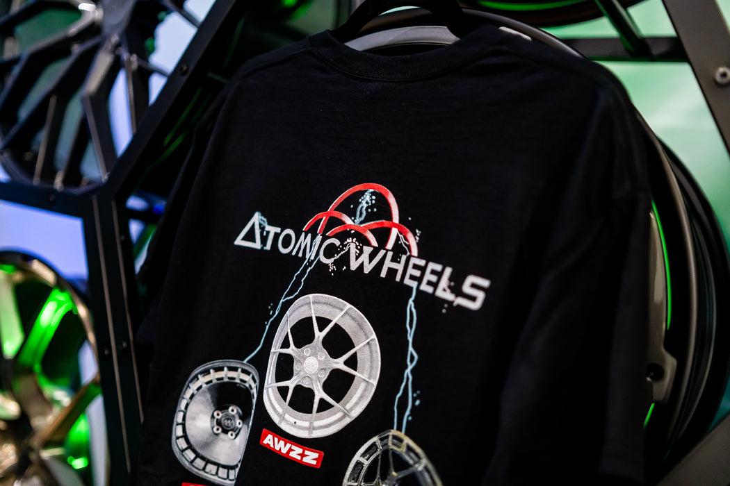 Atomic Wheels Graphic T-Shirt (Wheels Back Print)