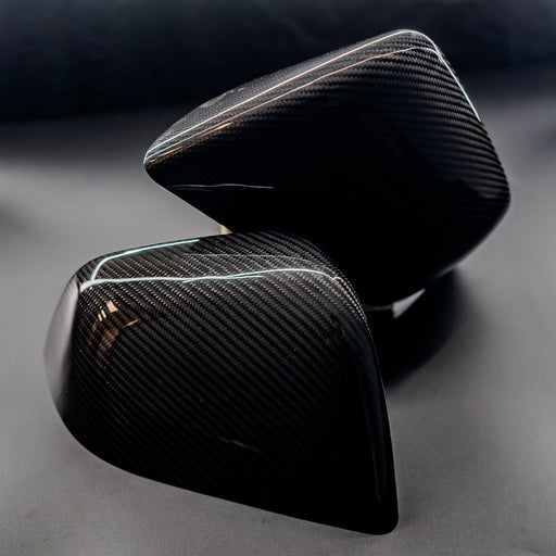 Carbon Fiber Mirror Covers for Tesla Model Y (2020-2024MY)