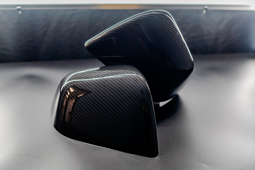 Carbon Fiber Mirror Covers for Tesla Model Y Juniper (2025+)