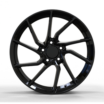AW17 for Tesla Model 3/Y 18x8.5 Inch +35 Offset Forged Wheels Gloss Black
