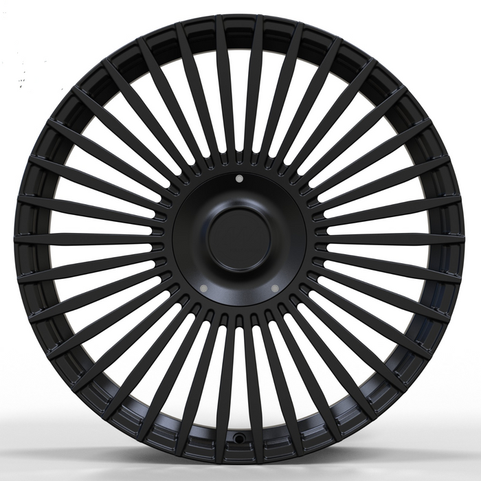 AWX2 for Tesla Cybertruck 22x9.5 Inch +45 Offset Forged Wheels Satin Black