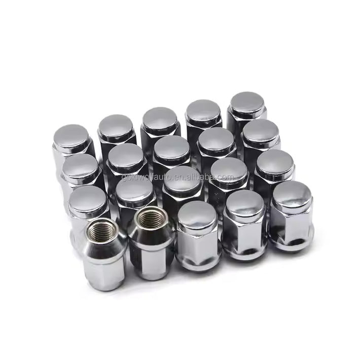 19mm Steel Wheel Lug Nuts Set for Tesla (Model 3, Y, X, S) and Rivian R1T/R1S