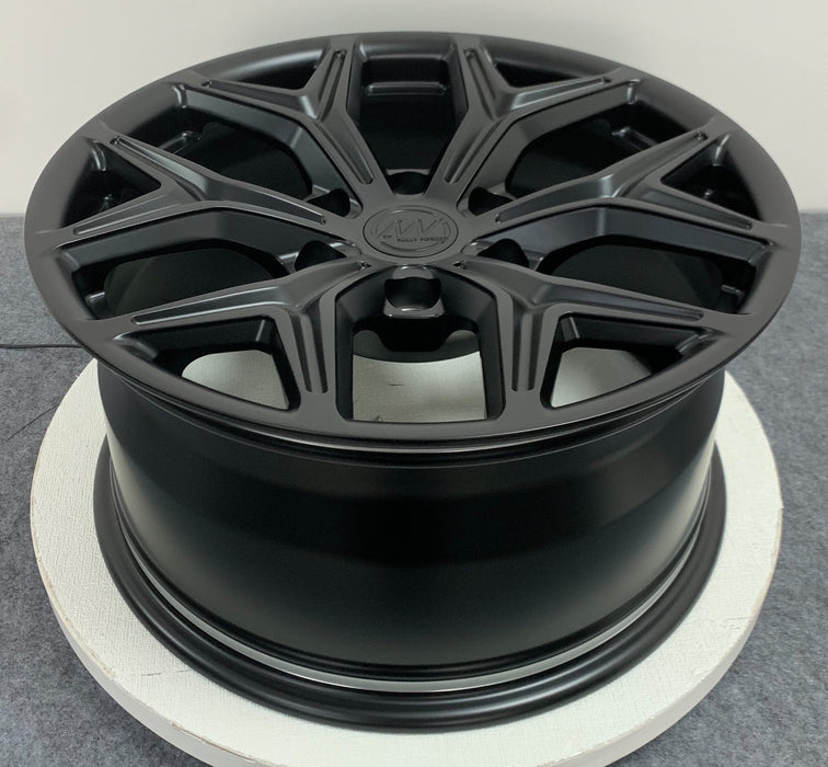 AWZ2 for Tesla Cybertruck 18x9" +40 Satin Black