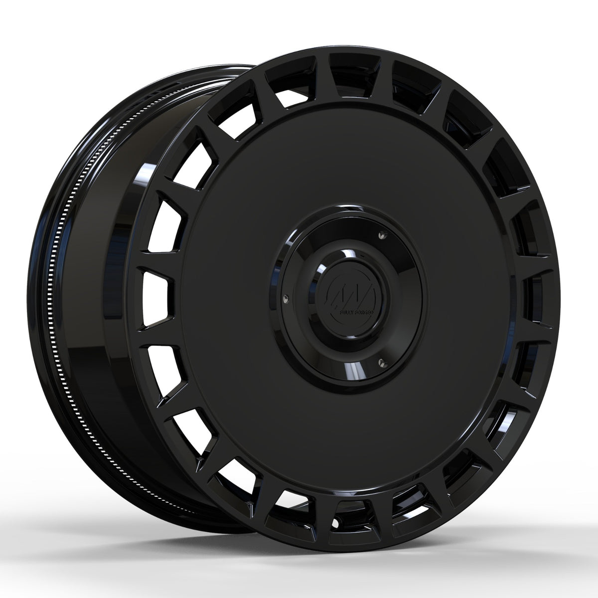 AWD for Tesla Cybertruck 20x9.0 Inch +55 Offset Forged Wheels Gloss Black