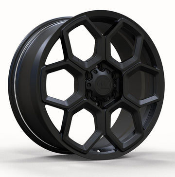 AW13 for Tesla Cybertruck 22x9.0 Inch +55 Offset Forged Wheels Satin Black