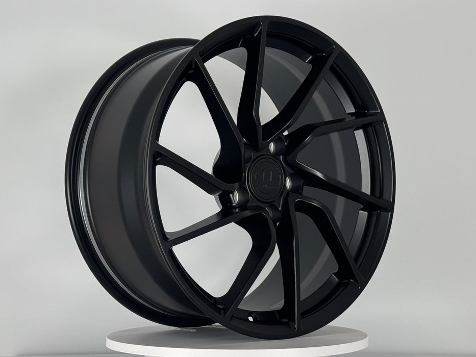 AW17 for Tesla Model 3/Y 18x8.5 Inch +35 Offset Forged Wheels Satin Black