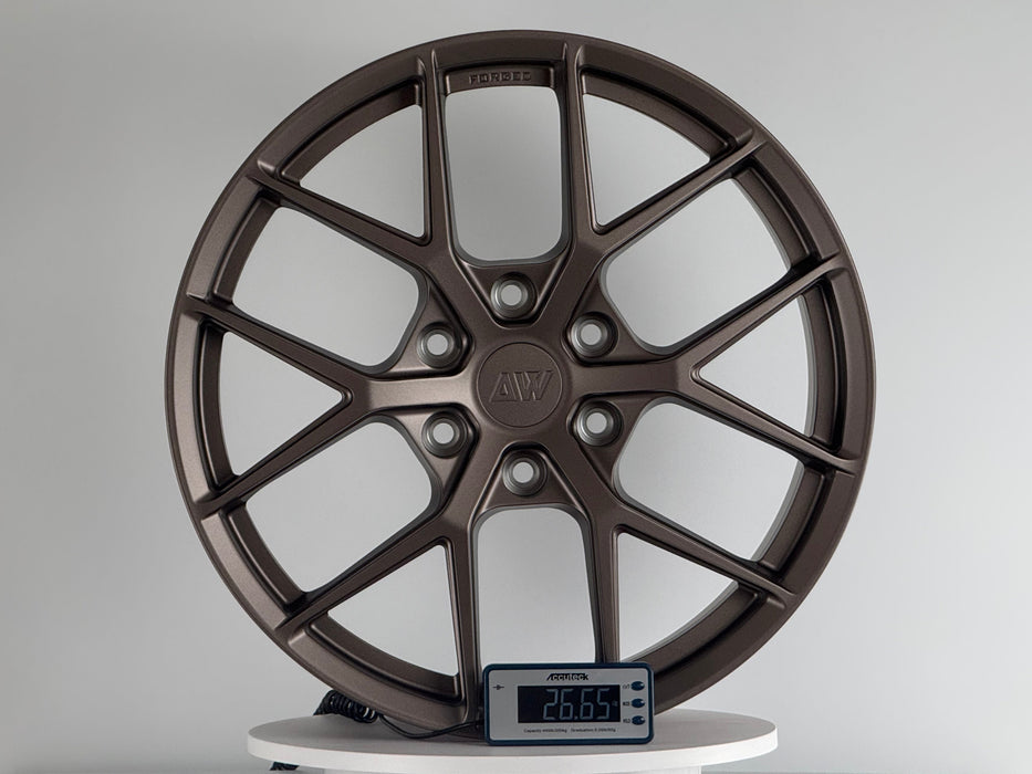 AW01 for Tesla Cybertruck 20x9" +52 Satin Bronze