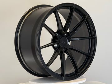 AWX for Tesla Model S/X 20x10 Inch +35 Offset Forged Wheels Satin Black