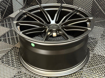 AWX for Tesla Model S/X 20x10 Inch +35 Offset Forged Wheels Satin Black