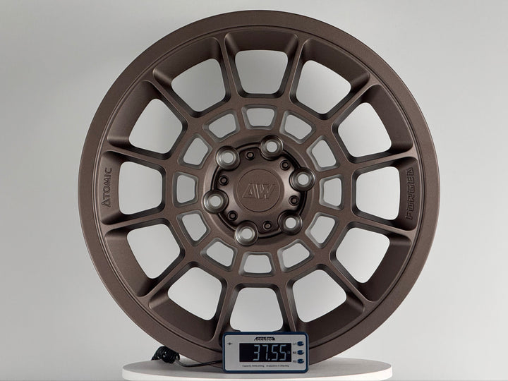AW08 for Tesla Cybertruck 20x9 Inch +55 Offset Forged Wheels Satin Bronze