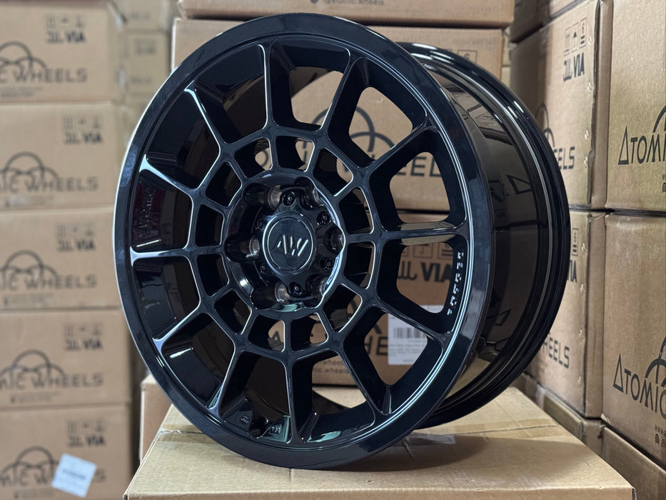 AW08 for Tesla Cybertruck 20x9" +55 Gloss Black