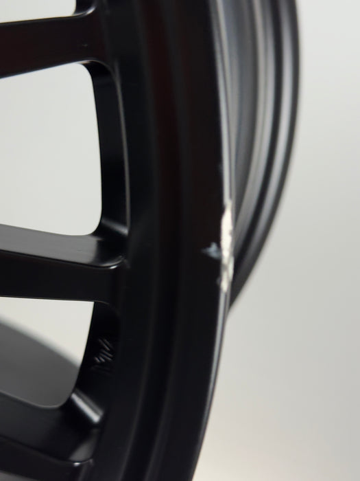 AWDX 18×8.5 Satin Black outlet demo wheel — actual unit, photo 6