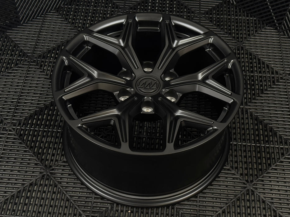 AWZ2 for Tesla Cybertruck 18x9" +40 Satin Black