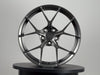 AWZZ 18×8.5 Satin Gunmetal outlet demo wheel — actual unit, photo 1