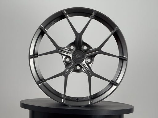 AWZZ Forged Wheel — 18×8.5 Satin Gunmetal | Outlet Demo 9/10