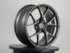 AWZZ 18×8.5 Satin Gunmetal outlet demo wheel — actual unit, photo 2