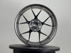 AWZZ 18×8.5 Satin Gunmetal outlet demo wheel — actual unit, photo 3