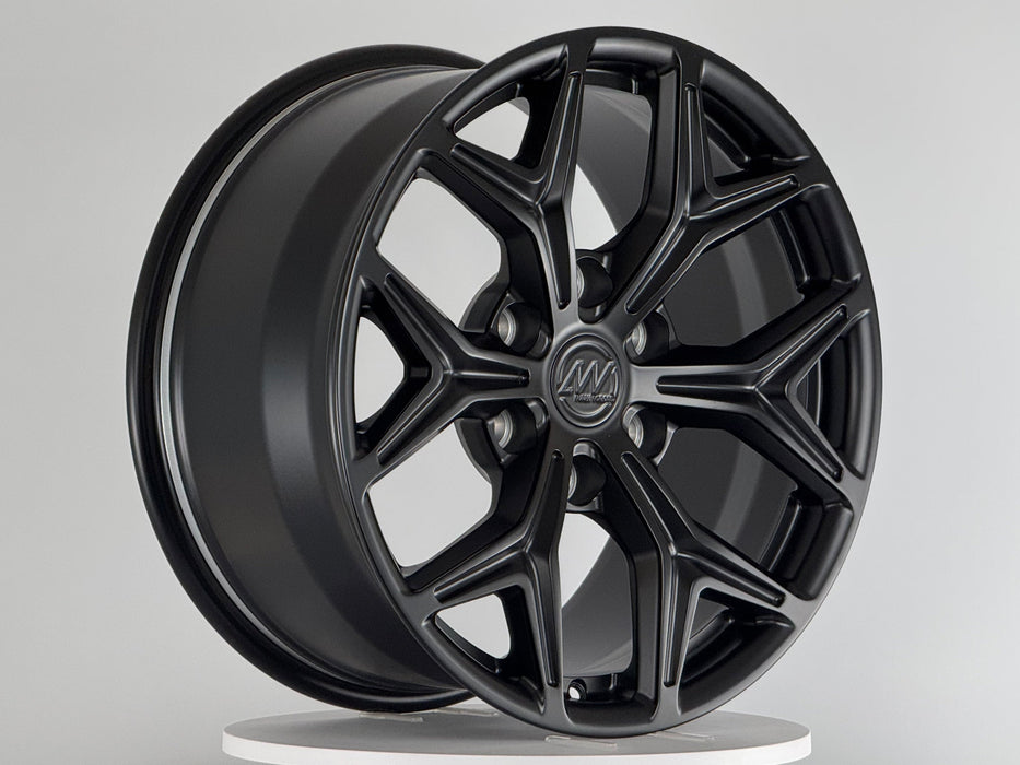 AWZ2 for Tesla Cybertruck 18x9" +40 Satin Black