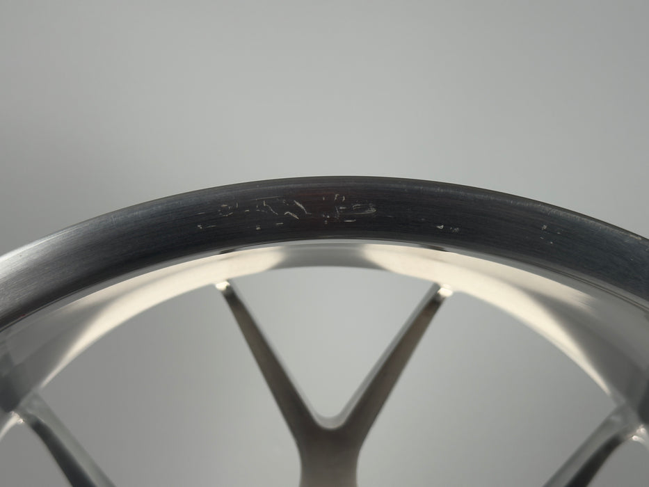 AWZZ 19×9.5 Brushed Silver outlet demo wheel — actual unit, photo 7