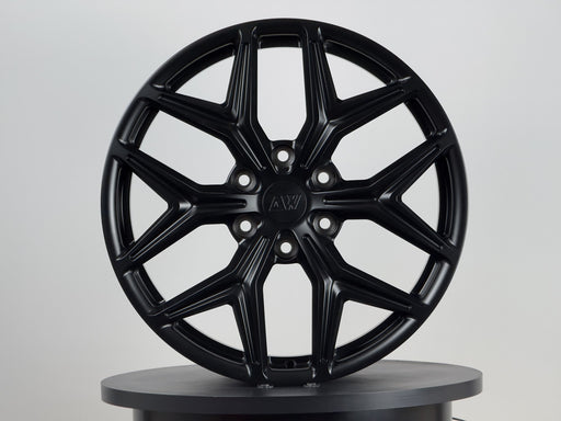 AWZ2 Forged Wheel for Tesla Cybertruck — 20x9 Satin Black | Outlet Demo 7/10