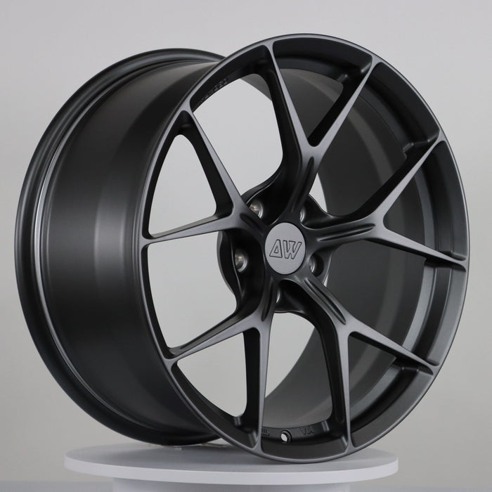 AWZZ for Tesla Model X 22x10.0" +30 Satin Gunmetal