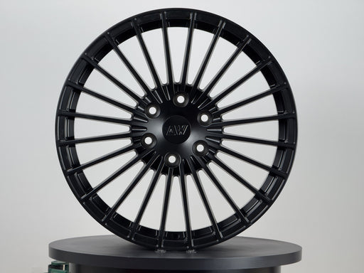 AWX1 Forged Wheel for Tesla Cybertruck — 20x9 Satin Black | Outlet Demo 4.5/10