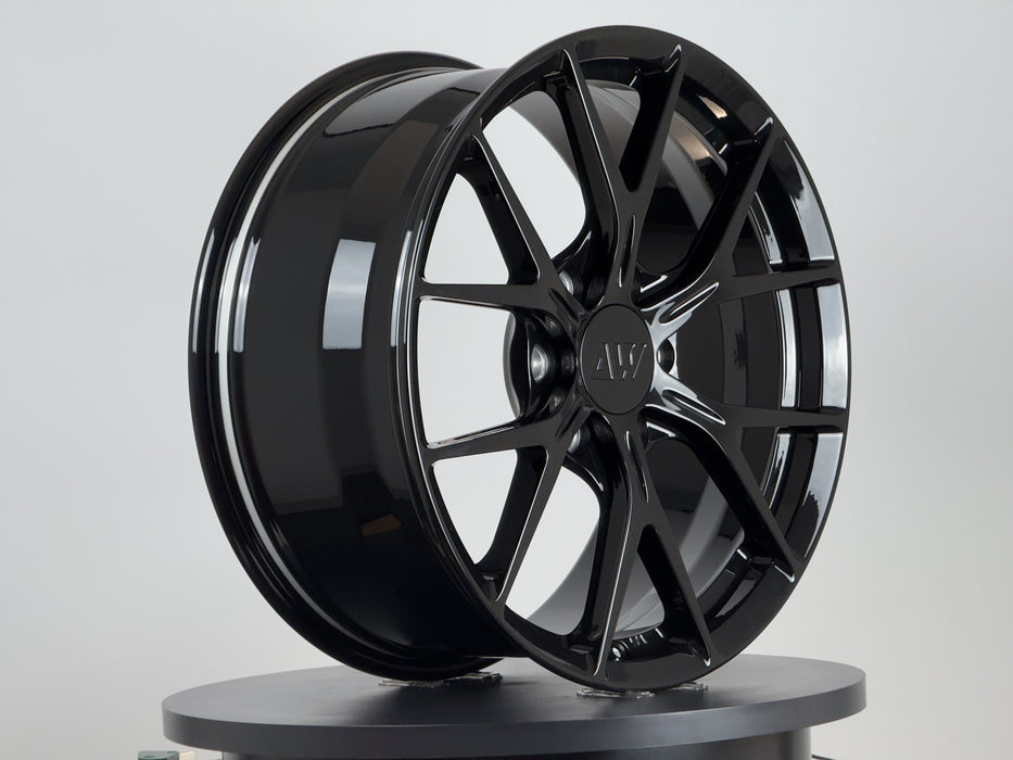 AWZZ 20x9 Gloss Black — actual Outlet unit, photo 3