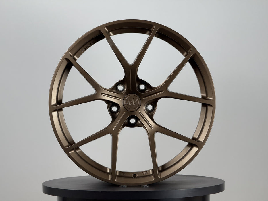 AWZZ 19×9.5 ET35 Satin Bronze Outlet unit #2 — actual wheel, photo 1